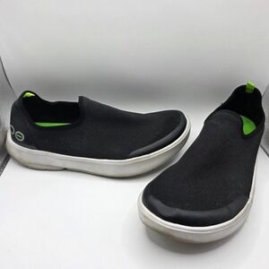 OOFOS OOmg Low Shoe Womens 10 Black Recovery Slip On Sneaker 09012022-48